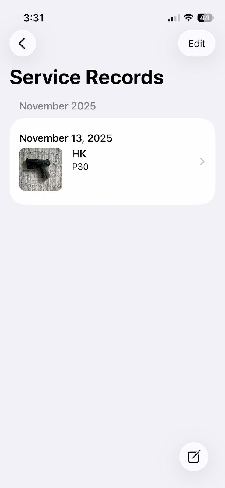 Maintenance Sessions